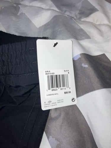 NWT Nike Air Jordan KIDS UNISEX Black Cargo Pants SMALL (8-10) - Picture 6 of 7