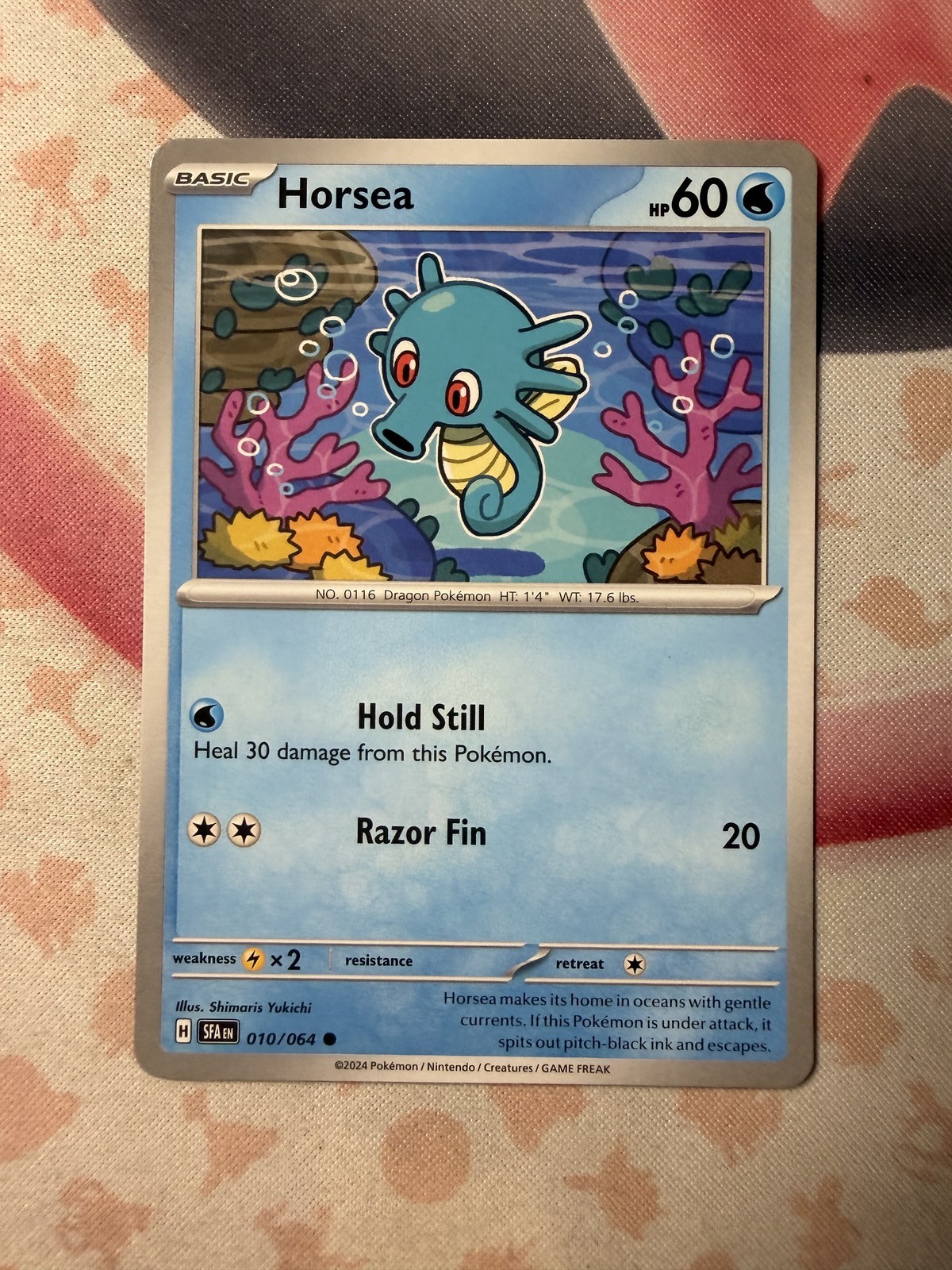 Horsea - Common SV: Shrouded Fable 010/064 NM English