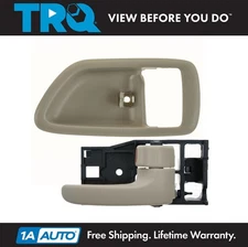TRQ Fawn Inside Door Handle Bezel RH Passenger Side for Tundra Sequoia