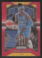 2020 Panini Prizm WNBA #74 Diamond DeShields Ruby Wave