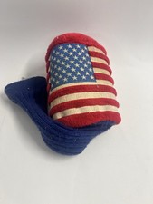 Vintage USA American Flag Plush Golf Club Head Cover Driver Headcover Stars 1