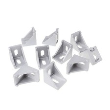 10pcs 3030 Fasten Fitting Angle 30x30 L Connector Aluminum Corner Bracket Joint