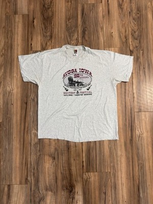 Vintage 2000 Avoca Iowa 25th Annual Contest Festival Country Music Gray Shirt XL