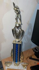 Vintage 2000 Little League All Star Baseball Trophy - Joe Schwartz League DE