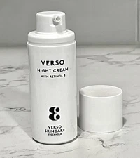 VERSO Night Cream with Retinol 8 - 1.7 oz, 50 ml NWOB