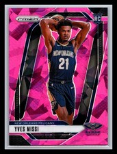 Yves Missi New Orleans Pelicans 2024-25 Panini Prizm #233 Prizms Pink Ice