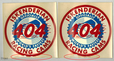 Iskenderian Racing Cams Worlds Fastest Vtg 1964 Water Slide Decals 2pc Blems Iskenderian Racing Cams Worlds Fastest Vtg 1964 Water Slide Decals 2pc Blems