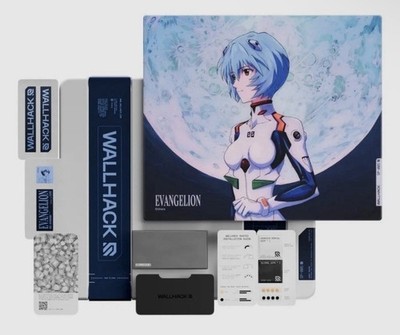 WALLHACK SP-005 EVANGELION 綾波レイ Wallhack x Evangelion SP005 Rei Ayanami Glass Mousepad | Panda Wagon