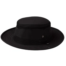 Tilley LTM3 Airflo Snap-Up Hat, Black, 7 3/4