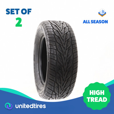 Set of (2) Driven Once 275/60R17 Toyo Proxes ST III 110V - 9.5/32