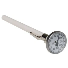 Zoro Select 6Dkd1 5" Stem Analog Dial Pocket Thermometer, -40 Degrees To 160