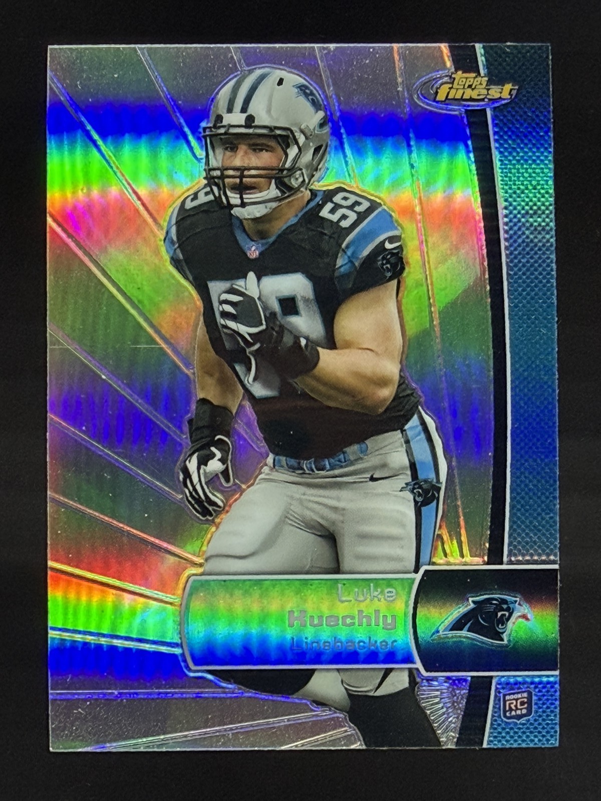 Luke Kuechly Finest #139 Prizm Refractor