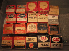 (20) NOS NIB CBS Raytheon & Other 12SN7GT 12SN7GTA Audio Tubes