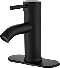 Black Bathroom Sink Faucet Single Handle Bathroom Faucet Modern RV Faucet Commer