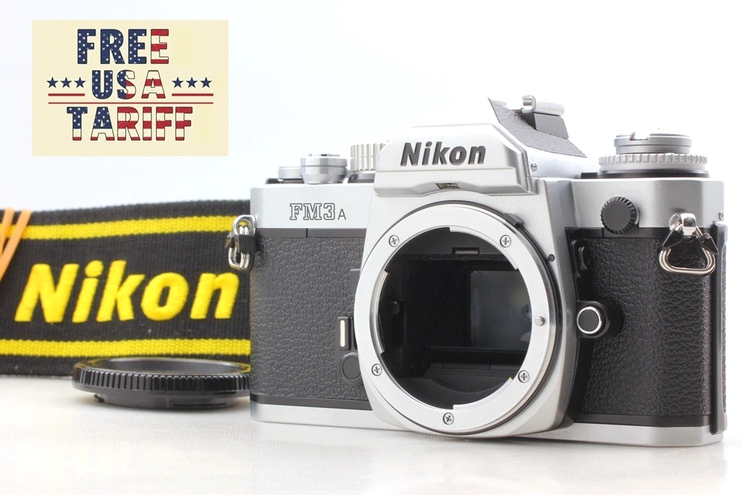 Nikon FM3A シルバー Nikon FM3A Silver 35mm Film Camera with Nikkor 45mm f/2.8P Film