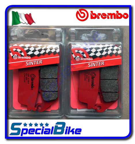 174.2059 coppia pastiglie freno polini sinterizzate honda sh ie 125-150 - suzuki burgman 650 misure 38
