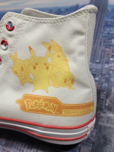 Converse By You Pokemon x Chuck Taylor All Star 25th Anniversary Sz 9.5 173149c - Picture 9 of 15