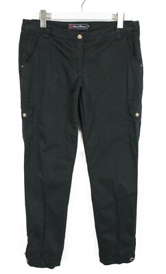 Conte Of Florence Hose Damen (Eu) 46 Slim Fit Reißverschluss Fly Logo Freizeit