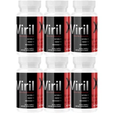 Viril X All Natural Formula Dietary Supplement - 6 Bottles