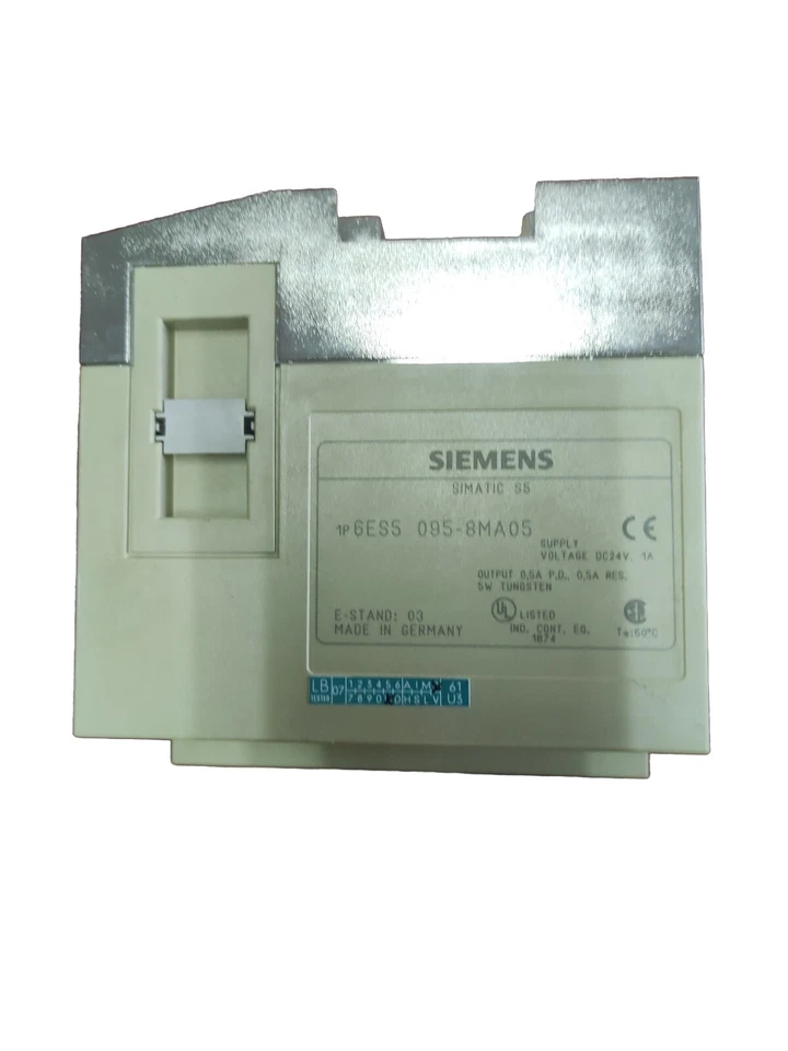 Siemens Simatic S5 CPU 6ES5 095-8MA05 S5-95U Automata - Imagen 2 de 3