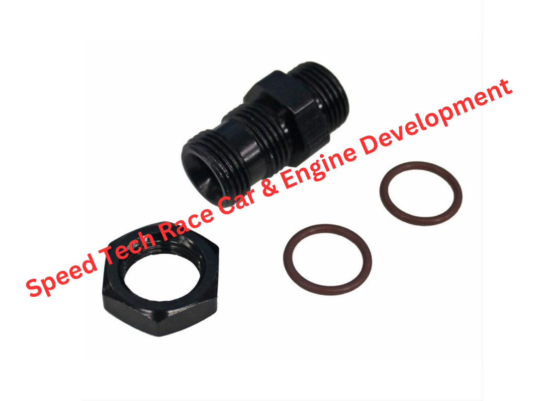 Fragola 494110-BL -10 x 7/8-14(10) O'Ring Adapter, Black @ Speed