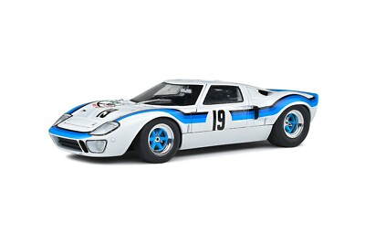 1973 FORD GT40 MK1 ANGULA CHAMPIONSHIP WHITE #19 E. MARTA 1:18 SOLIDO S1803006