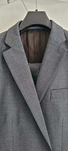 the savile row company grey wool blend men's suit 38R - Picture 9 of 24