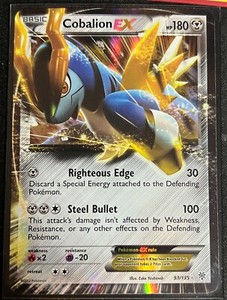 POKEMON PLASMA STORM COBALION EX HALF ART NEAR MINT 93/135