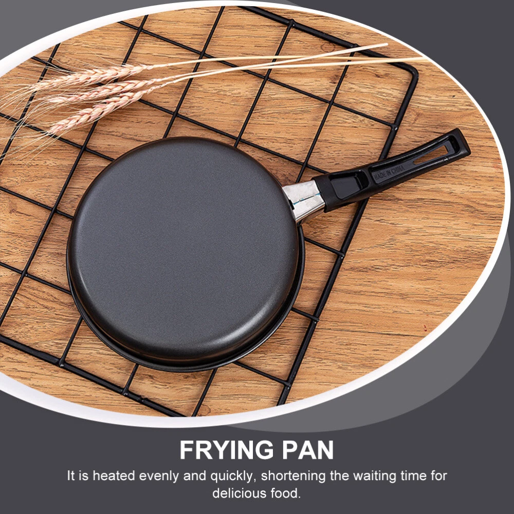 Egg Cooker Pan Rounded Non- Stick Pan Egg Skillet Pan Non- Stick Crepe Pans