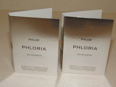 2 Phlur Phloria Eau de Parfum 0.12 Oz 4 mL TOTAL Perfume For Women