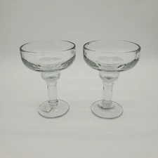 2 Heavy Clear Daiquiri Glasses - 13.5 oz