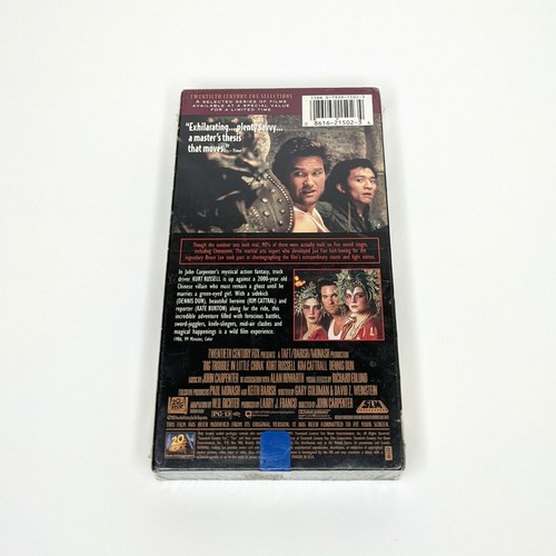 Rare Big Trouble in Little China John Carpenter VHS Factory SEALED Get Graded - Foto 5 di 5
