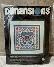 Dimensions Home In Heart Needlepoint Kit- New