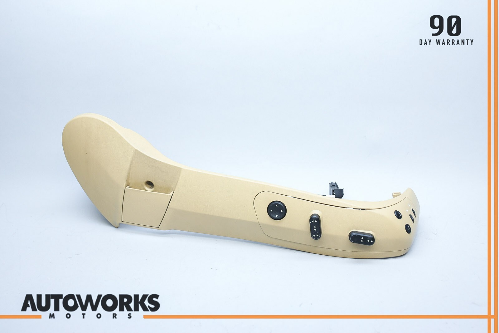 05-08 Maserati Quattroporte M139 Front Right Lower Seat Trim Cover w/ Switch OEM