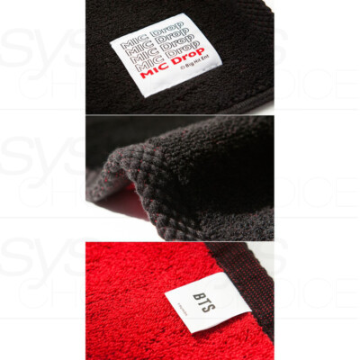 BTS Official Goods MIC Drop Before Dyeing Face Towel 2P SET +