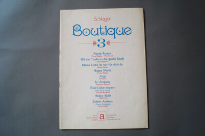 Schlager Boutique Heft 3 .Notenheft