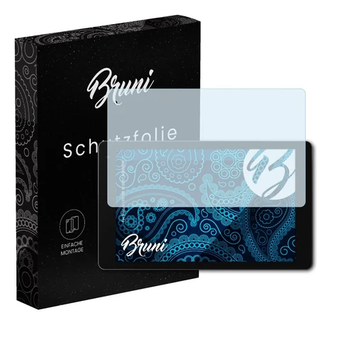 Bruni 2x Folie für Medion LIFETAB X10607 MD60658 Schutzfolie Displayschutzfolie