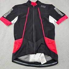 Gore Bike Wear Jersey Mens Medium Windstopper Softshell Cycling Full Zip Stretch