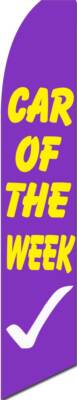 Car Of Week 2 1/2 ft X 11 1/2 ft Polyester Swooper Flag
