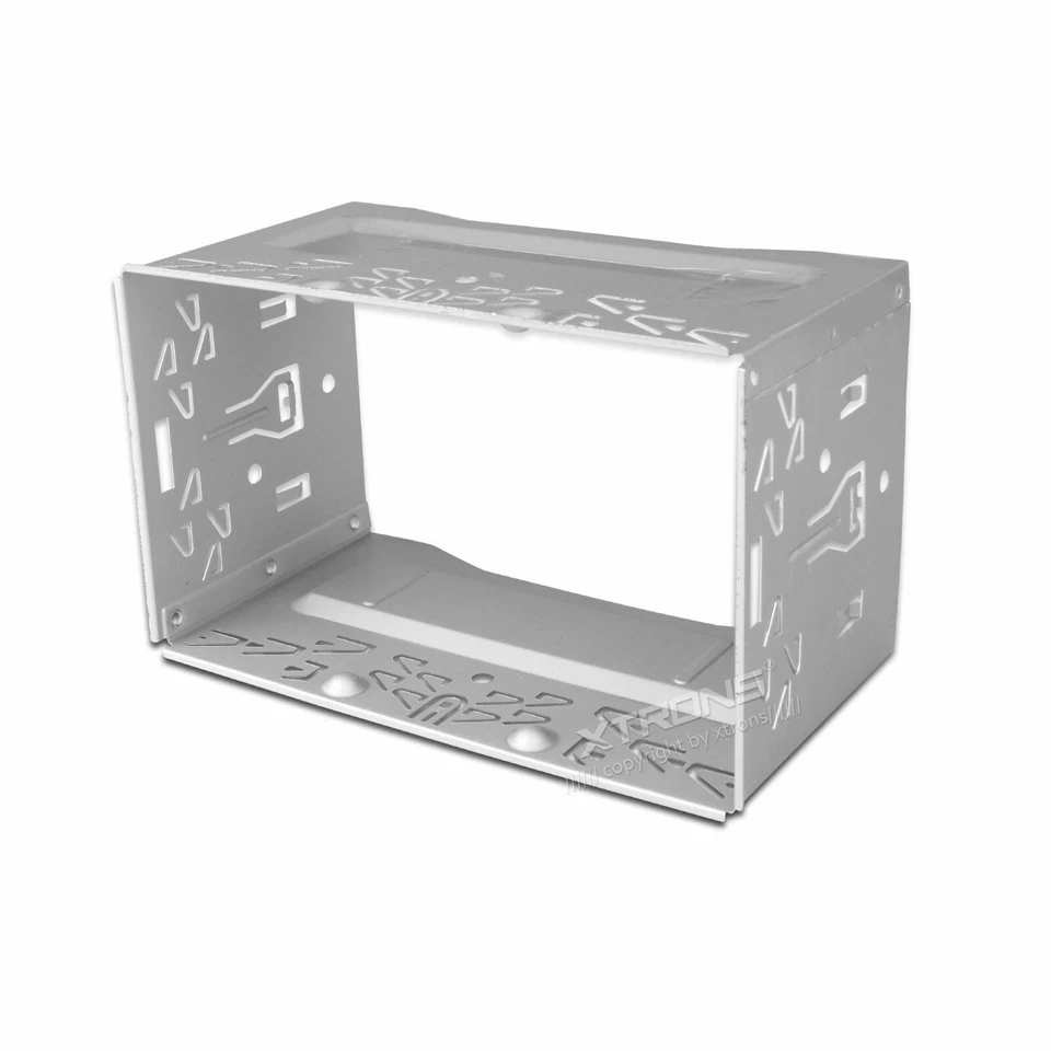 Universal Double 2-DIN Radio Stereo GPS Navi Replacement Fitting Cage Kit 1PC - Image 3 of 4