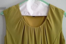 Nine West - Muted Green Sleeveless Dress - Size 6 - EUC