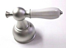 Delta H512NN Roman Tub Faucet Diverter Porcelain Lever w Matte Nickel Body Large