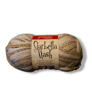 Premier Yarns Starbella Flash 3.5 Oz 33 Yd Skein MARBLE #6 Super Bulky