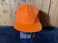 Hunting Orange Vintage Cap Ear Flaps Thinsulate Made In USA Hat
