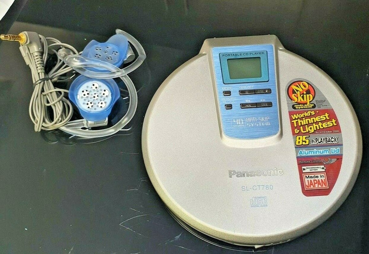 Panasonic SL-CT780 Portable CD Player World Slimmest Lightest CD