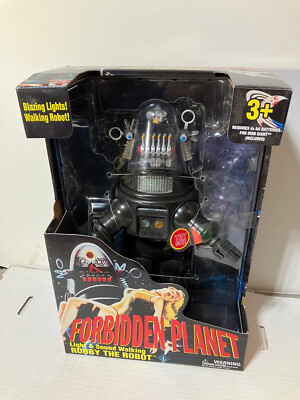 Forbidden Planet Robby The Robot Light & Sound Walking Toy 15'' NIB