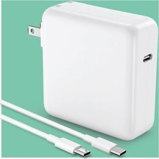96W USB-C Mac Book Pro Charger Type C AC Adapter Power Supply CABLE White/Black