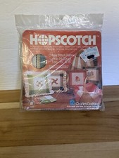 Charles Craft HOPSCOTCH Plaid Maroon  Green 14 Ct 15  x 15  Cross Stitch Fabric