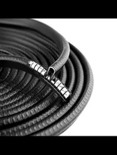 16FT Car Door Edge Guard Moulding Trim Rubber Edge Strip Seal Protector Black