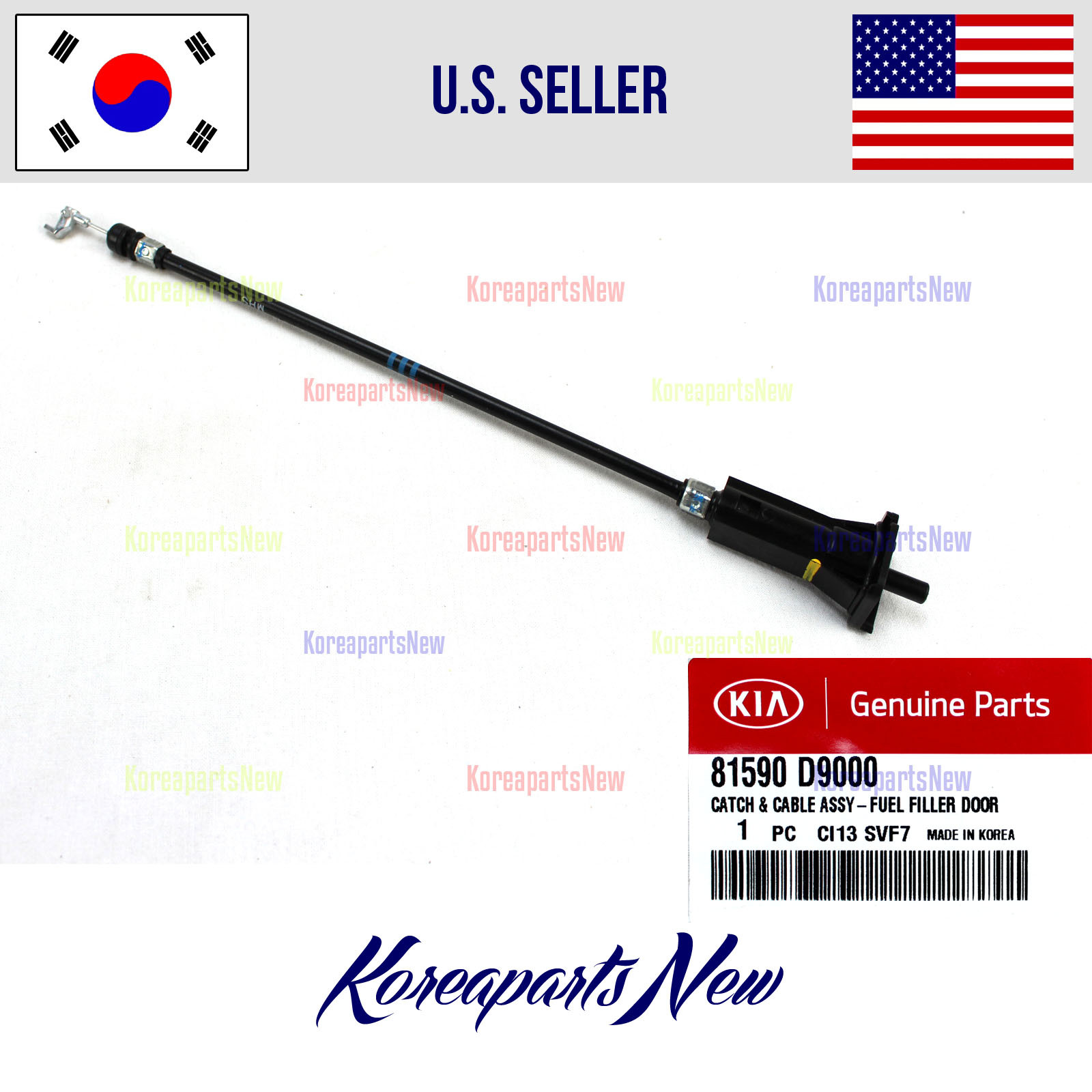 Quarter PanelRelease Cable Opener Gas Door 81590D9000 KIA SPORTAGE